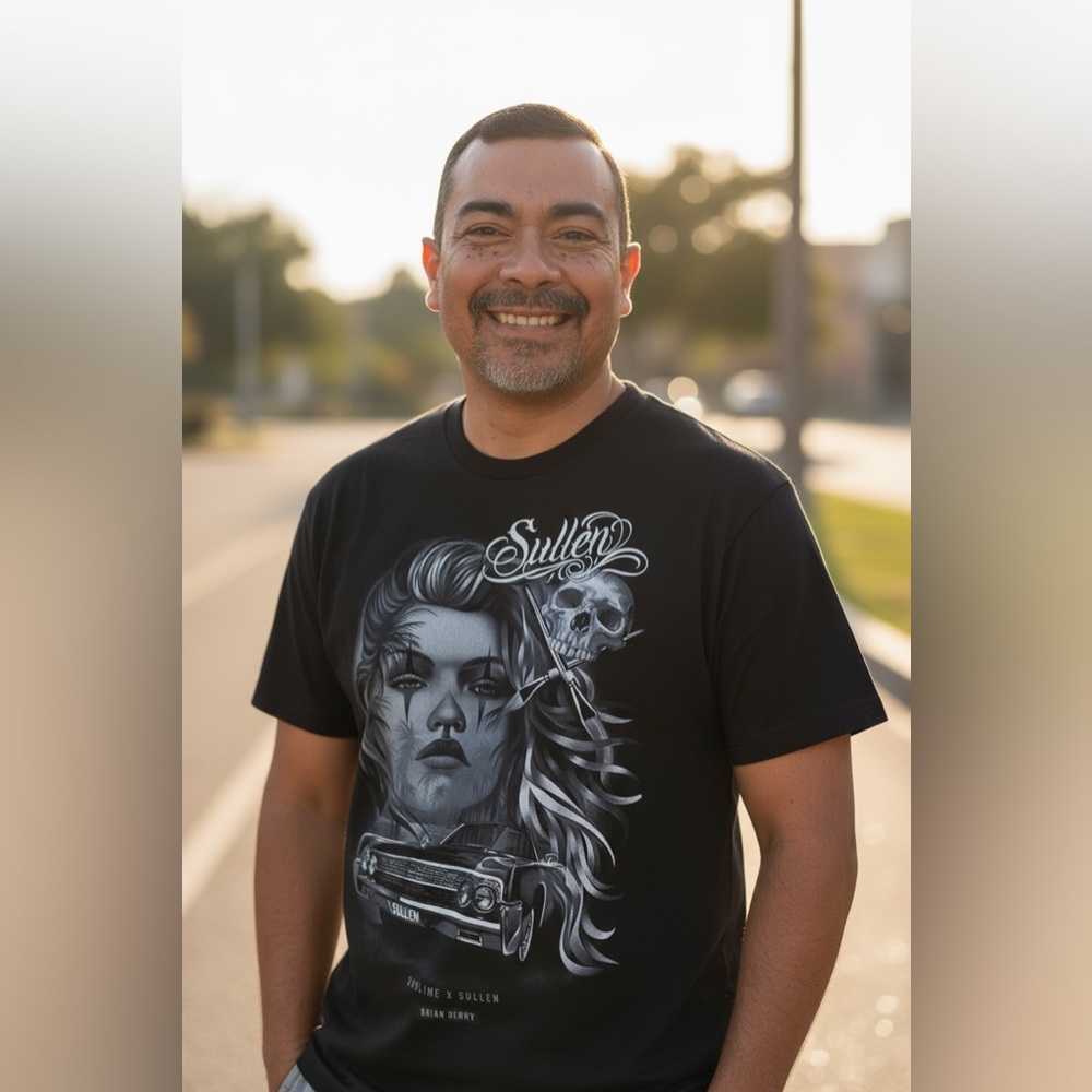 Sublime x Sullen Collab Black Men’s T-Shirt Size XL